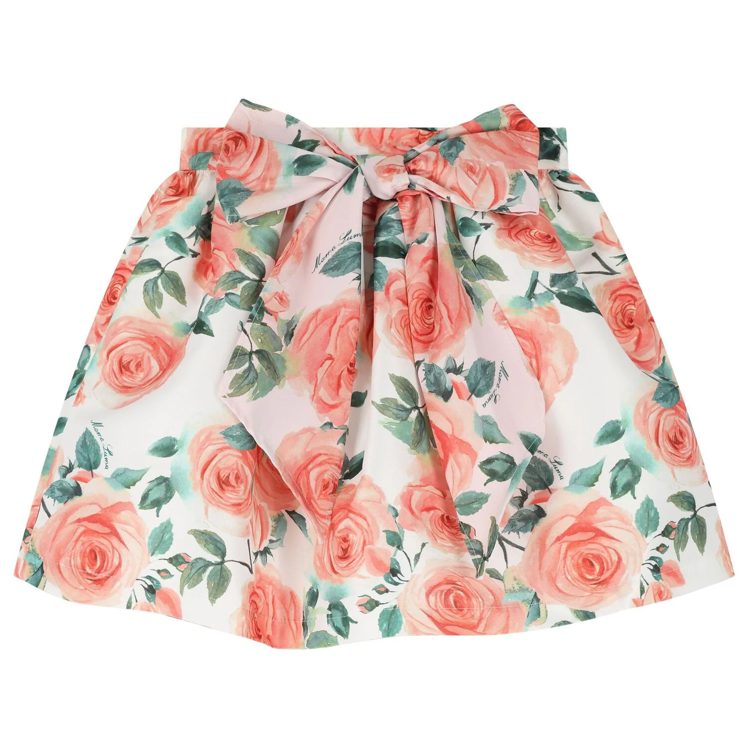 Carioca Rose Orange Flora Skirt