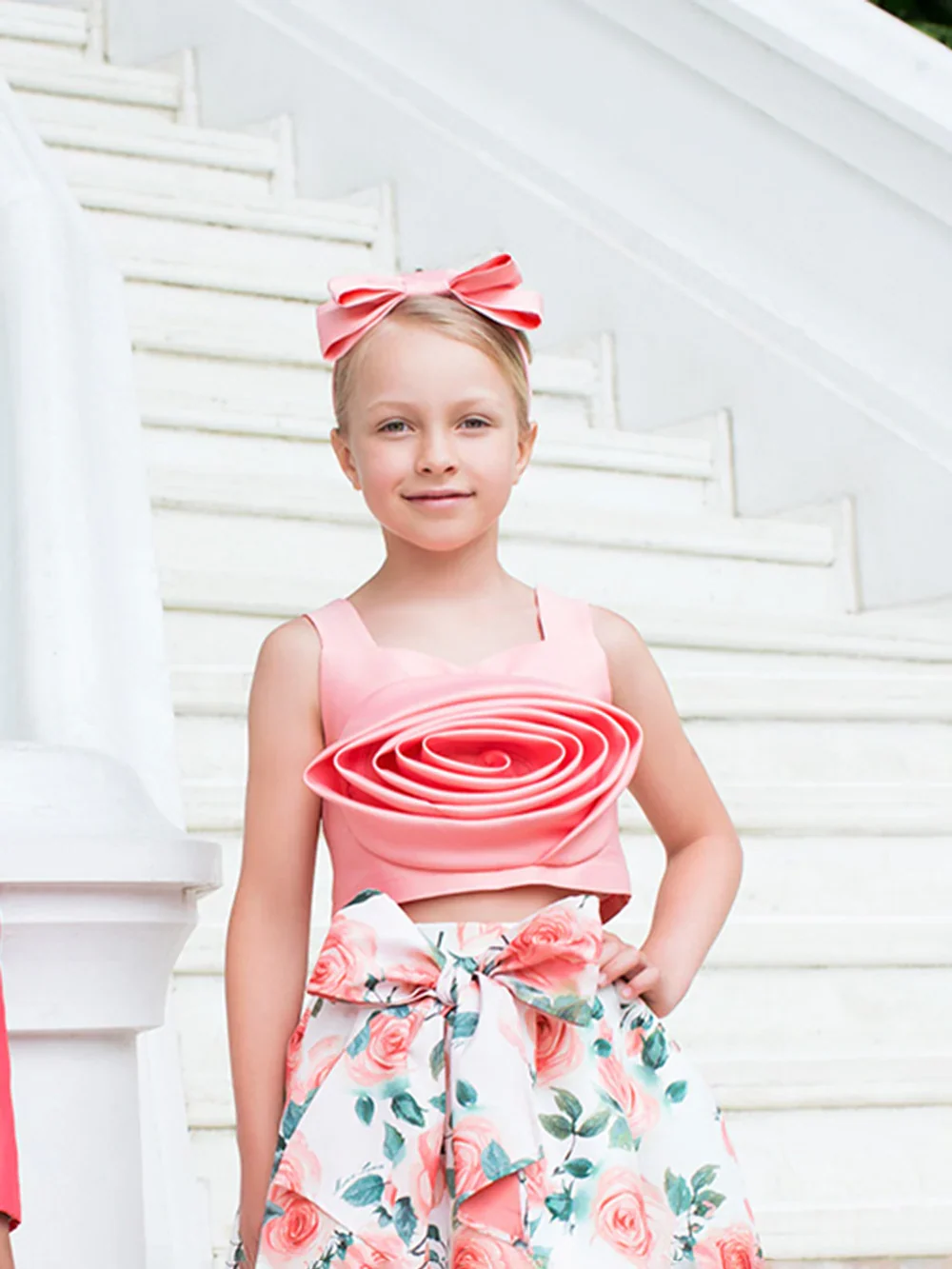 Carioca Rose Orange Rose Blouse