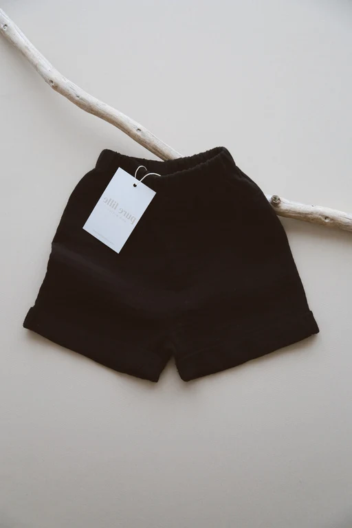 Müslin Short Siyah