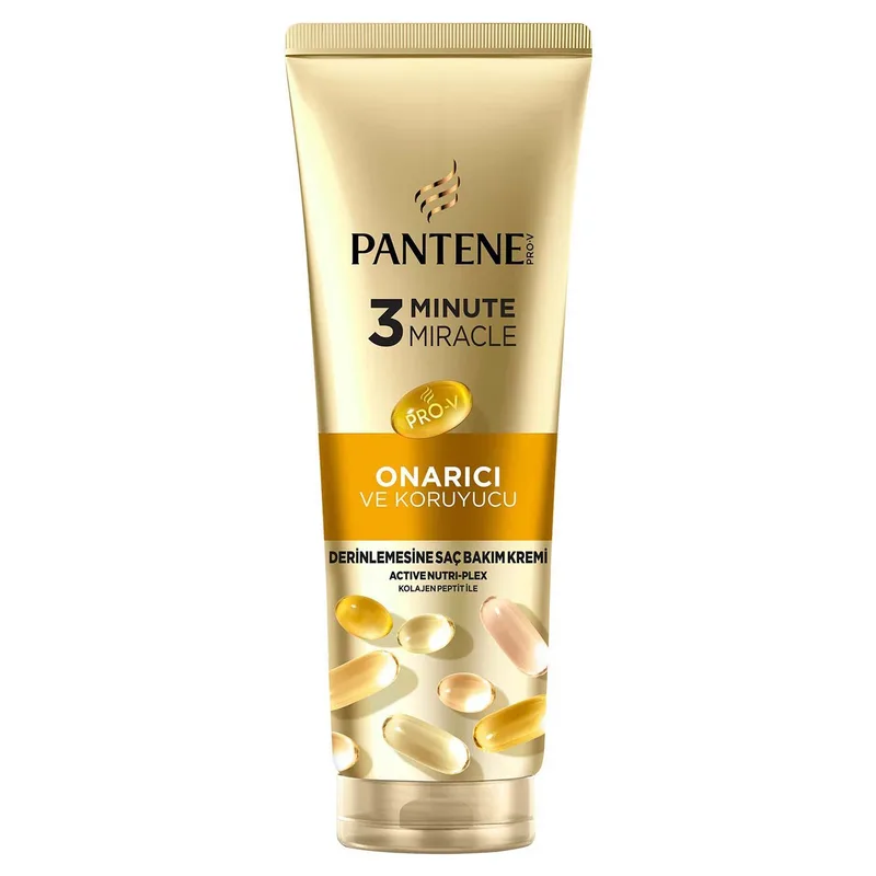 Pantene 3 Minute Miracle Onarıcı ve Koruyucu Derinlemesine Saç Bakım Kremi 220 ml