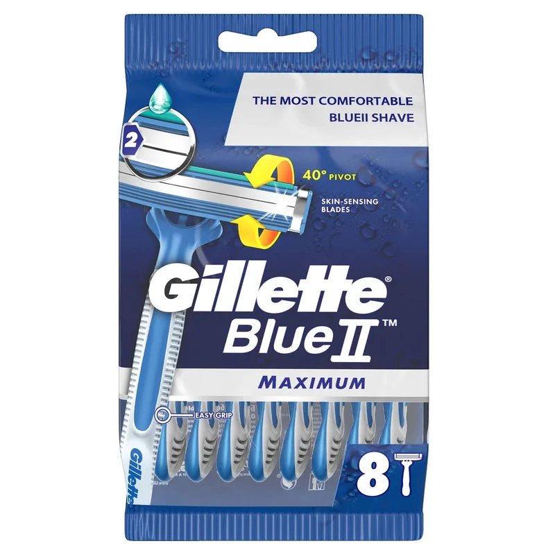 Gillette Blue II Ex.Maximum Poşet 8'li