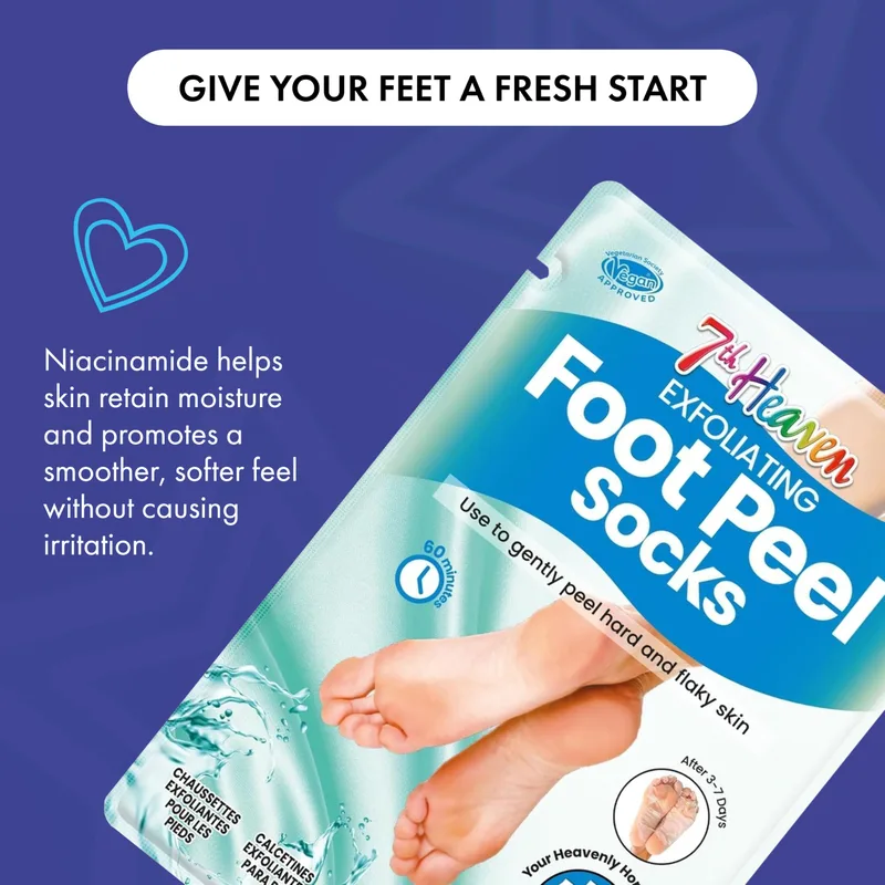 7 Heaven Exfoliating Foot Mask 1 Pair