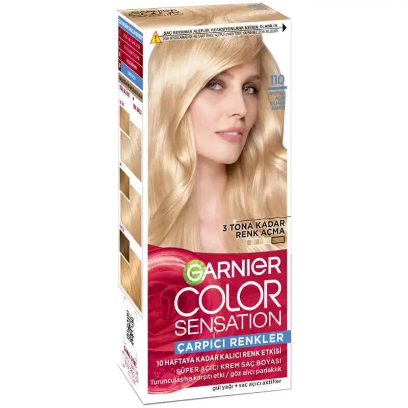 Garnier Color Sensation 110 Eks Açık Elmas Sarı