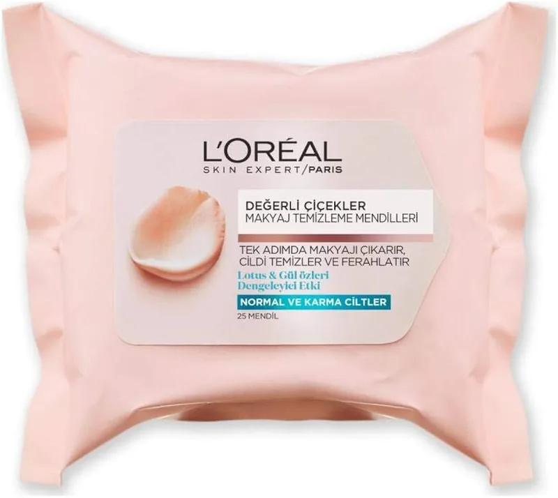 L'Oréal Makyaj Tem. Mendili Nor&Karma