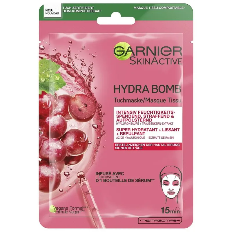 Garnier Yeni Ürün Üzüm Nem Maskesi 340 ml