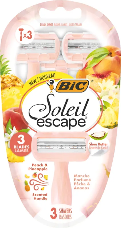 Bic Lady's Razor Soleil Peach 3'lü