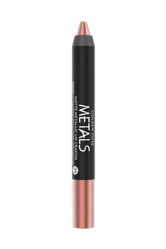 Gr Metals Matte Metallic Lip Crayon No:03
