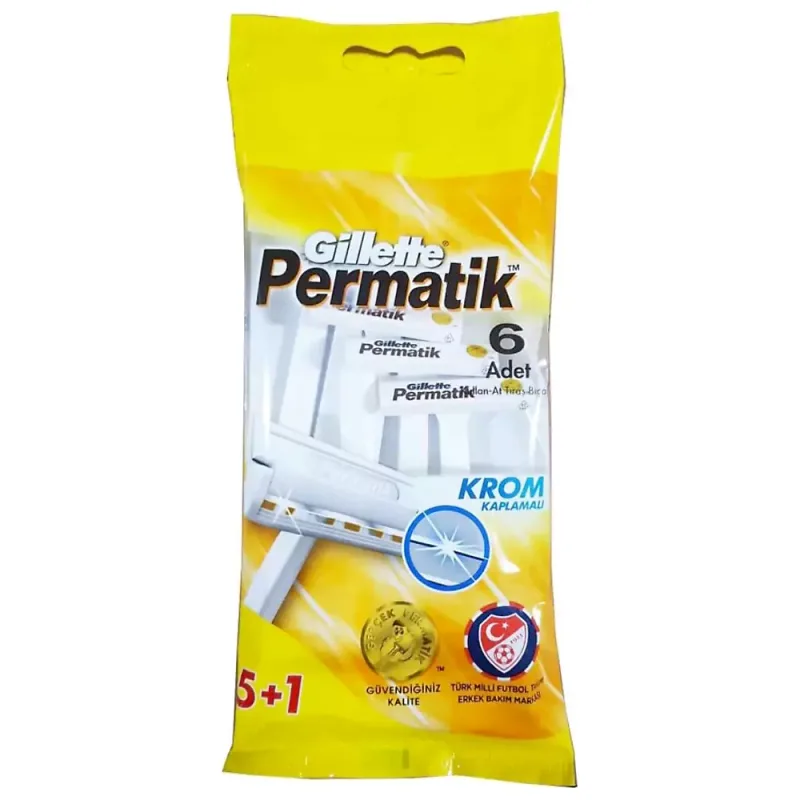 Gillette Tıraş Bıçağı Permatik 5+1 Poşet