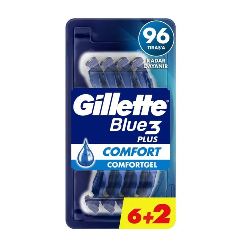 Gillette Tıraş Bıçağı Blue III Comfort 6+2