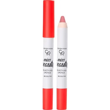GR Miss Beauty Velvety Kiss Lipstick No: 08 Cool Pink