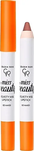GR Miss Beauty Velvety Kiss Lipstick No: 02 Coral