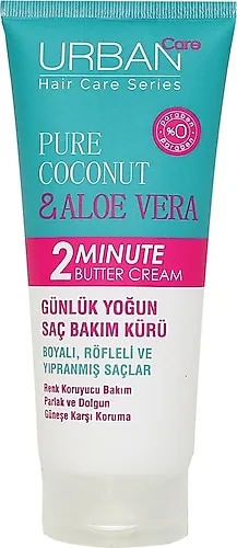 Urban Care 2 Minute Butter Cream Saç Bakım Kremi Hindistan Cevizi ve Aloe Vera 200 ml