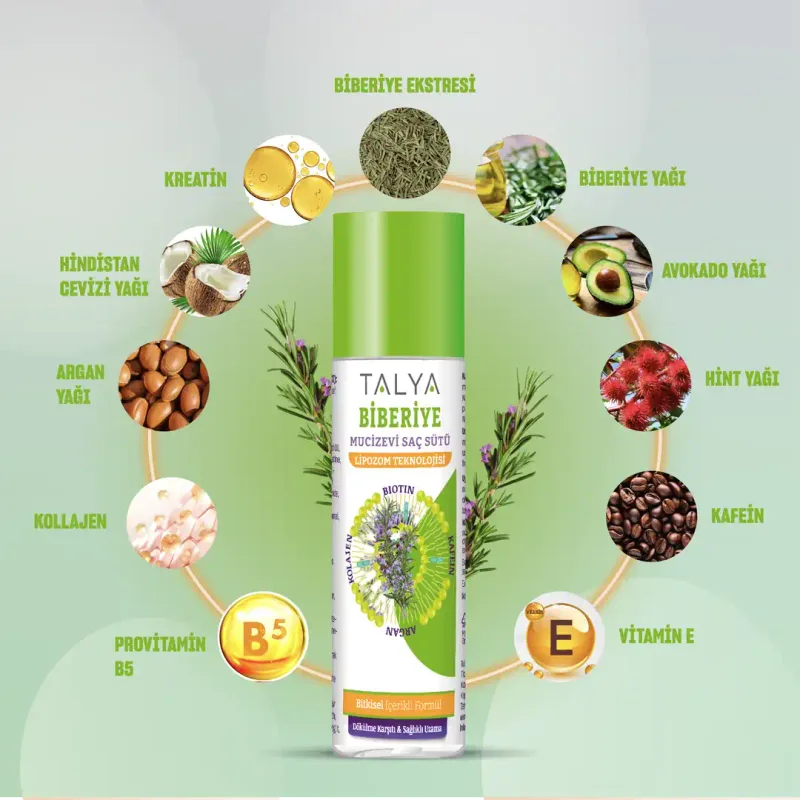 Talya Biberiye Mucizevi Saç Sutu 200 ml