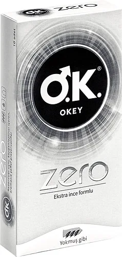 Okey Zero 10'lu Prezervatif Ultra İnce