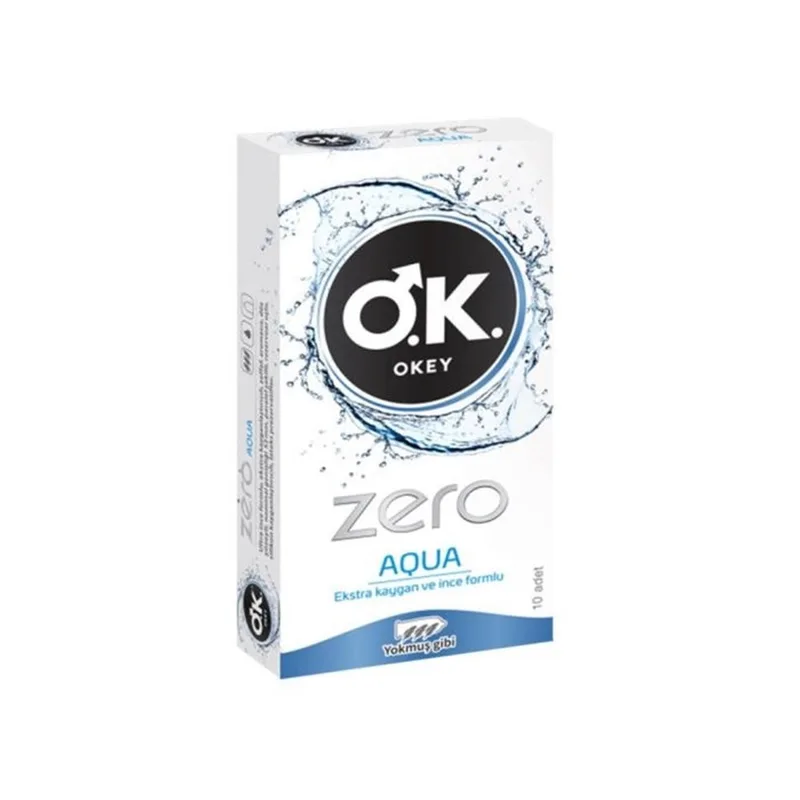 Okey Zero Aqua 10'lu İnce Prezervatif