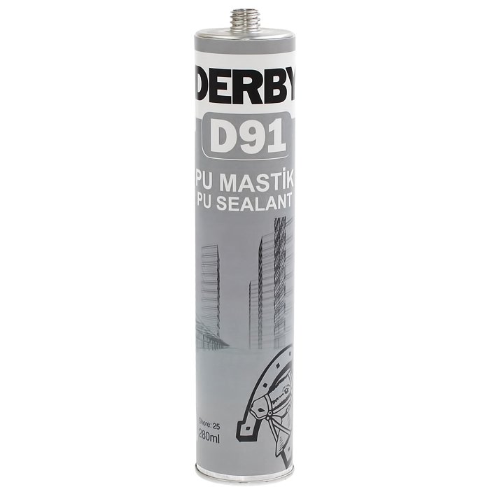 Derby D91 PU Mastik Kartuş Siyah - 280ml