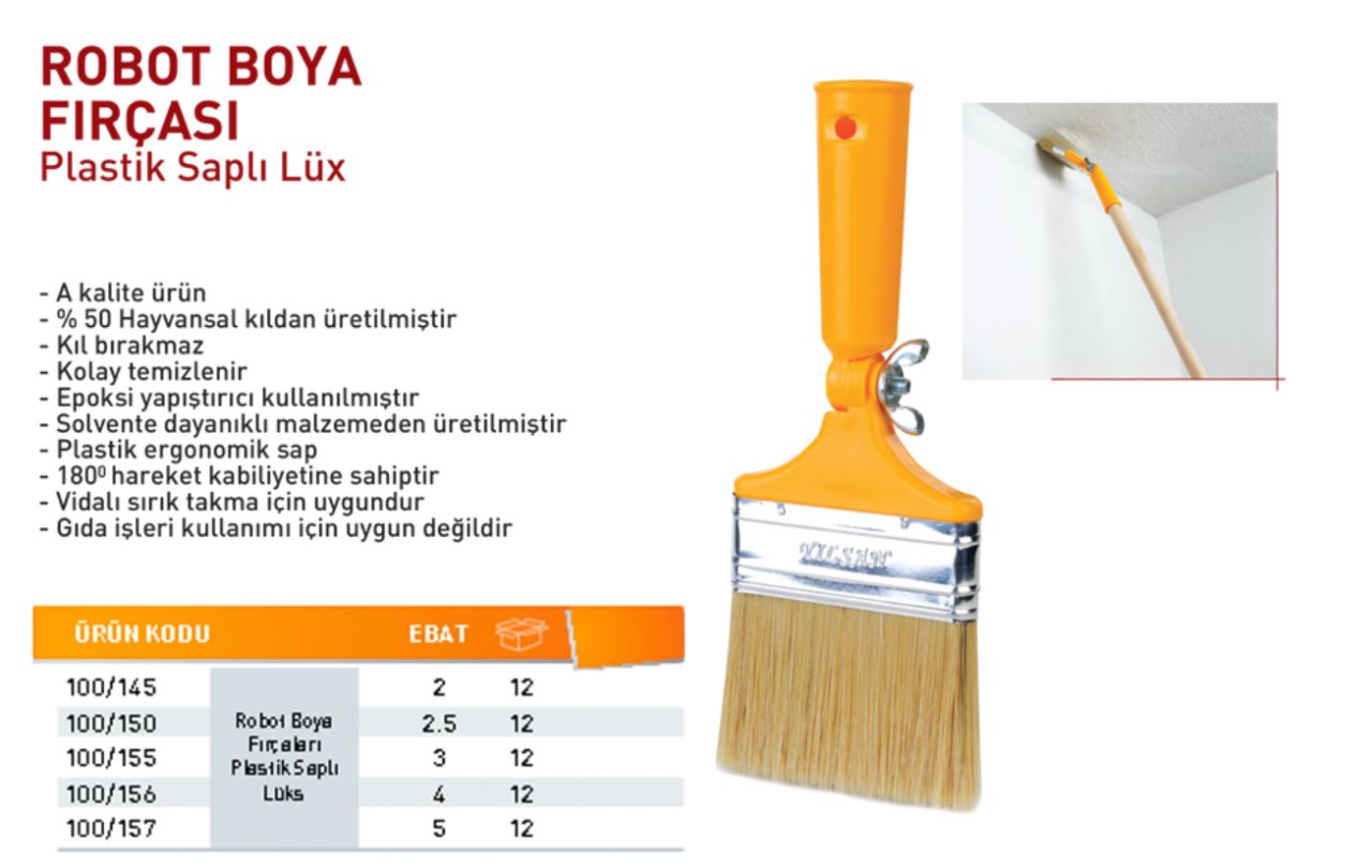 Robot Boya Fırçası No:2,5