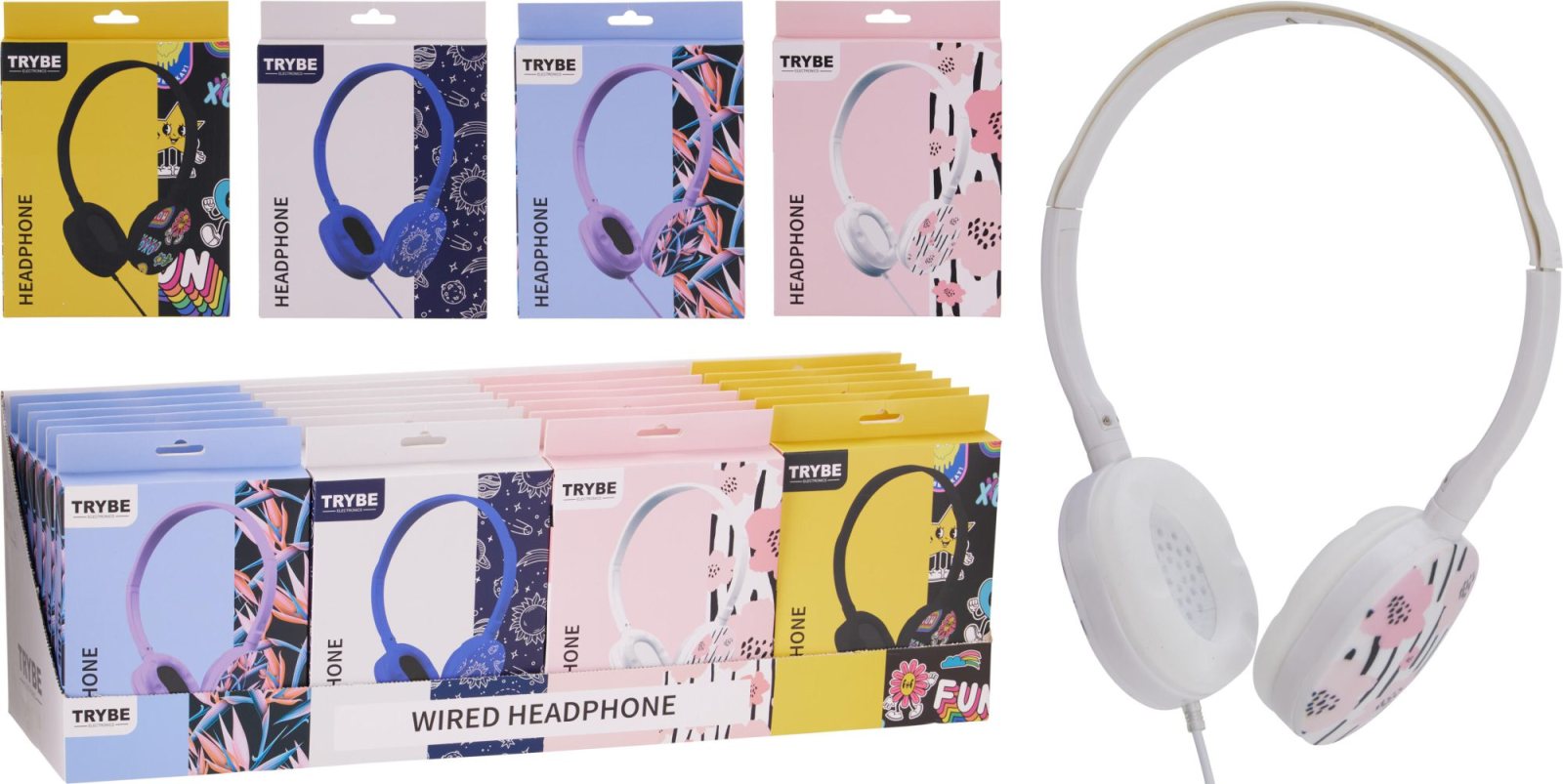 TECH Headphones Wired 140X25X180MM