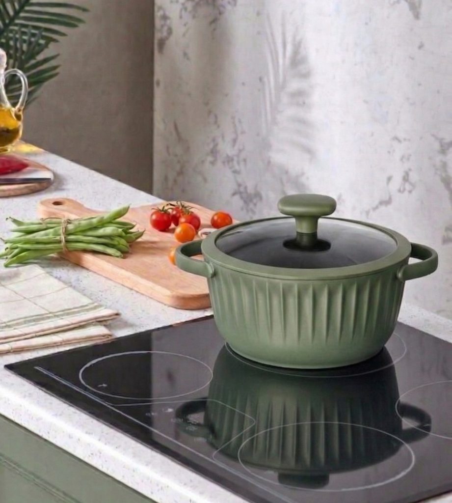 Contess Green 24cm Granite Casserole