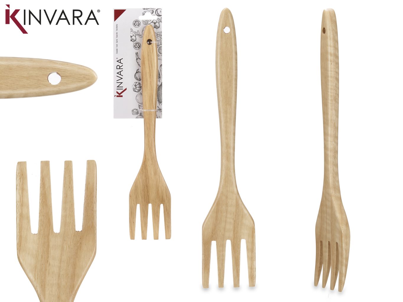 Kinvara Bamboo Servis Çatalı