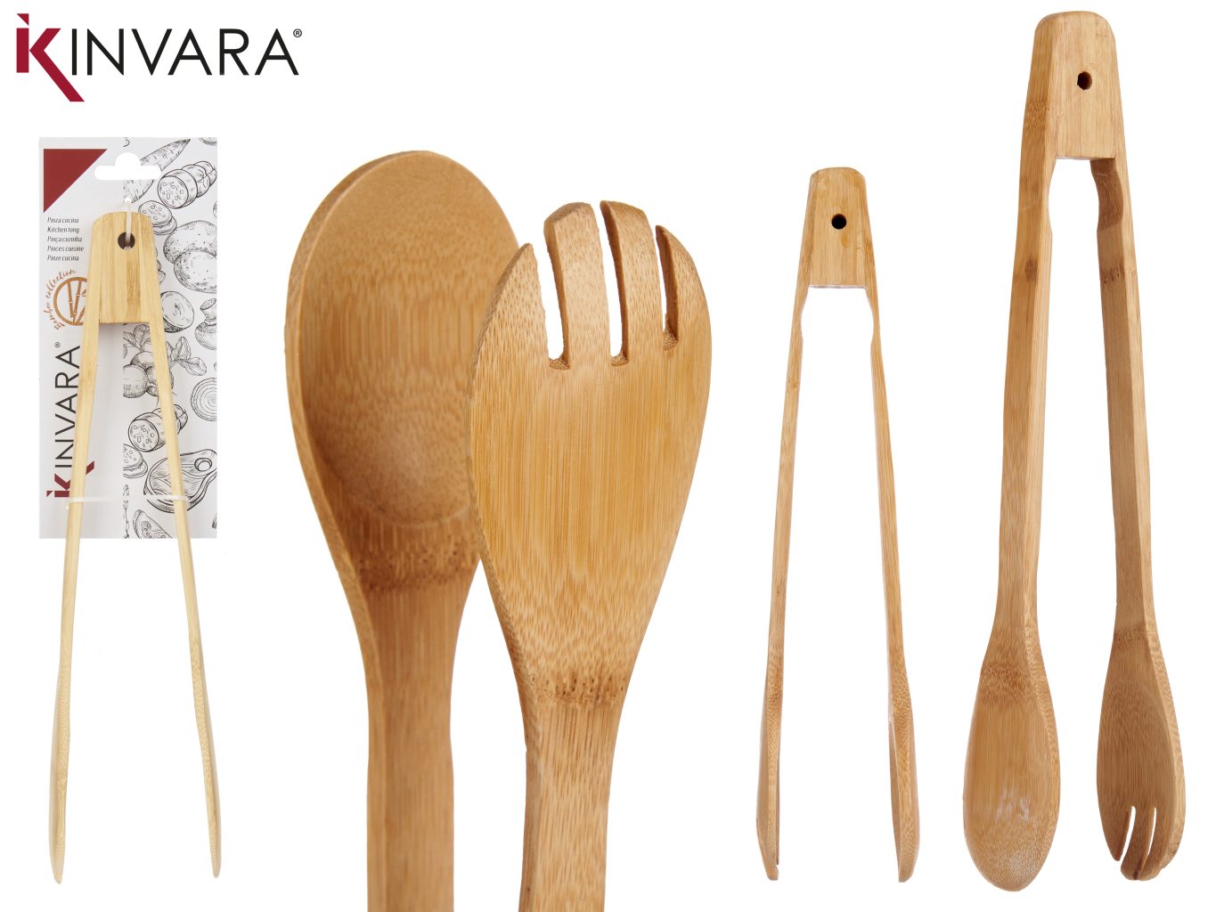 Kinvara Bambu Mutfak Maşası