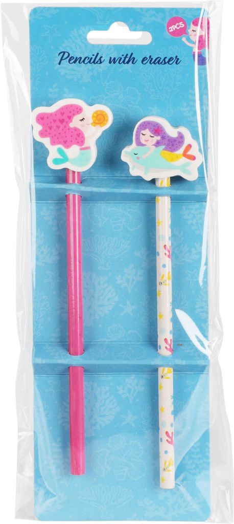 Pencil with Eraser Set 2PC(F1)