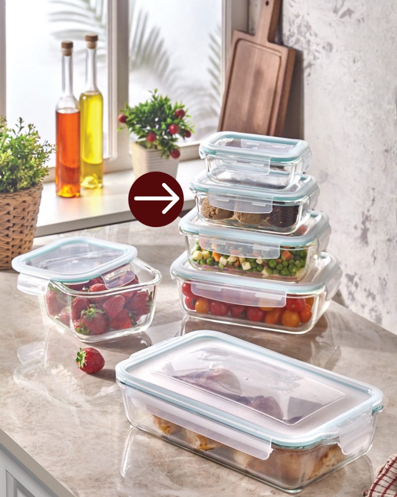 Lock & GO 640ml Cam Saklama Kabı