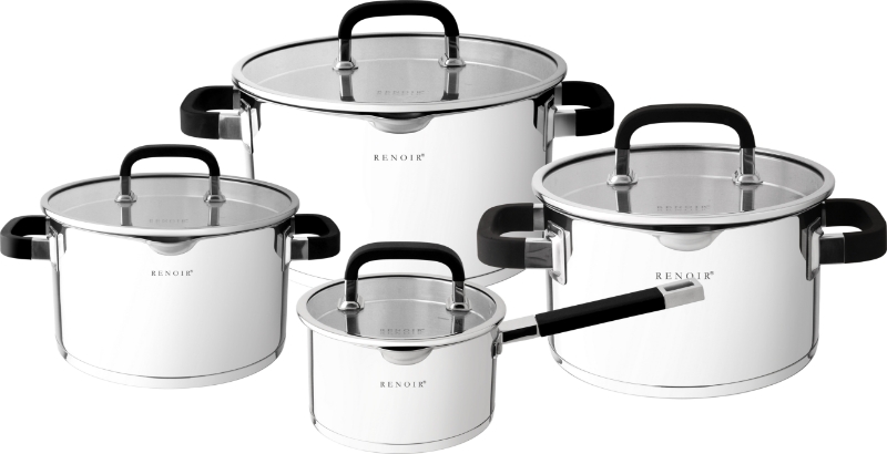 Cuisine Pro 8 Parça Çelik Tencere Takımı