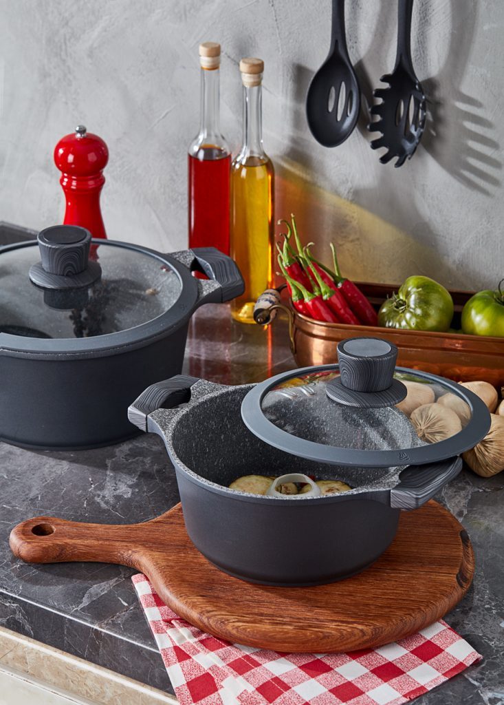 Nero Granit Döküm 28cm Derin Tencere