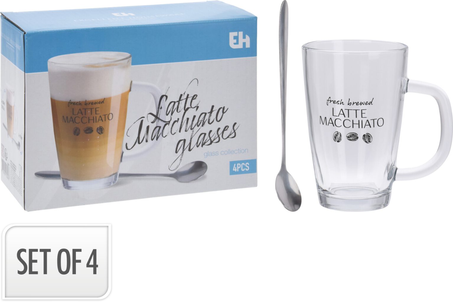 KPM2024-336 / Latte Macchiato Set 4PCS