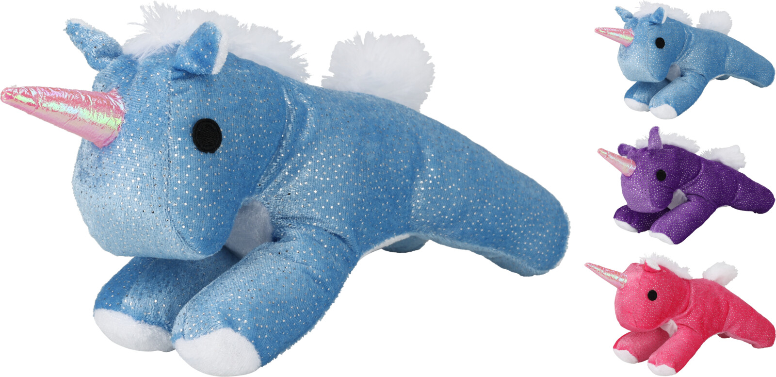 KPM2024-456 / Unicorn Plush 21X9X10CM 3ASS