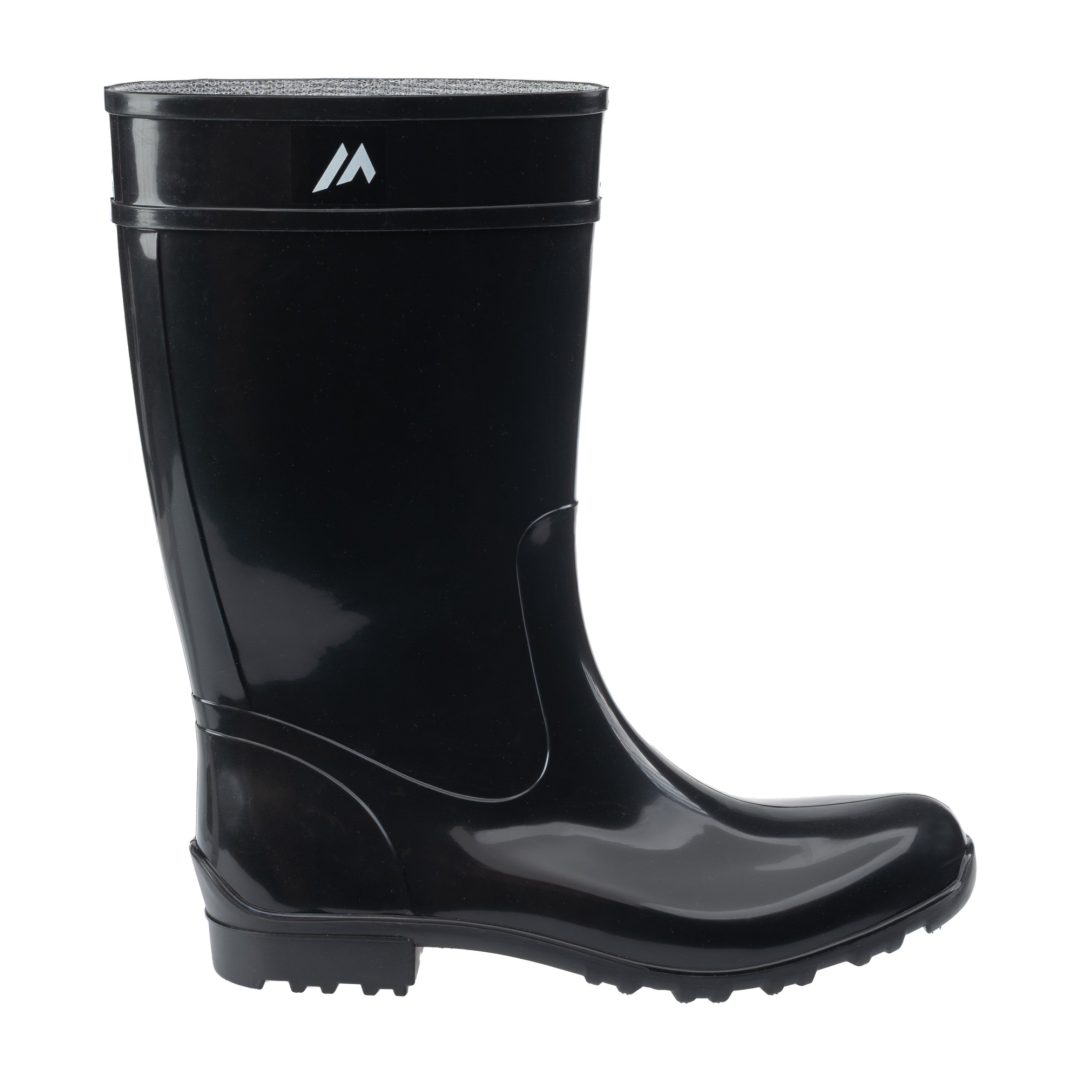 Martes Essentials Breezy Kadın Yağmur Çizmesi - Siyah, Su Geçirmez PVC Çizme