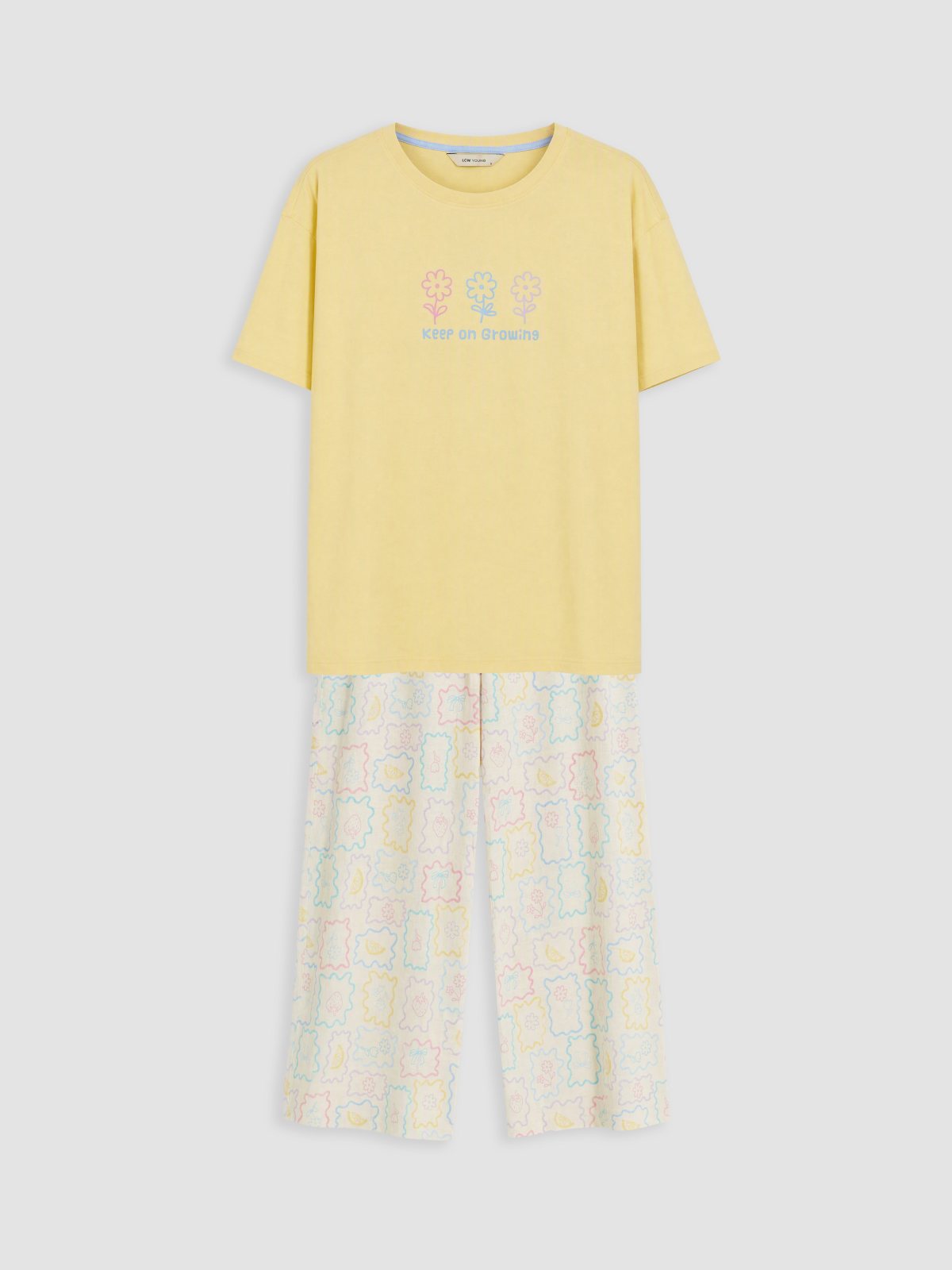 Pijama Takım VANİLYA BASKILI