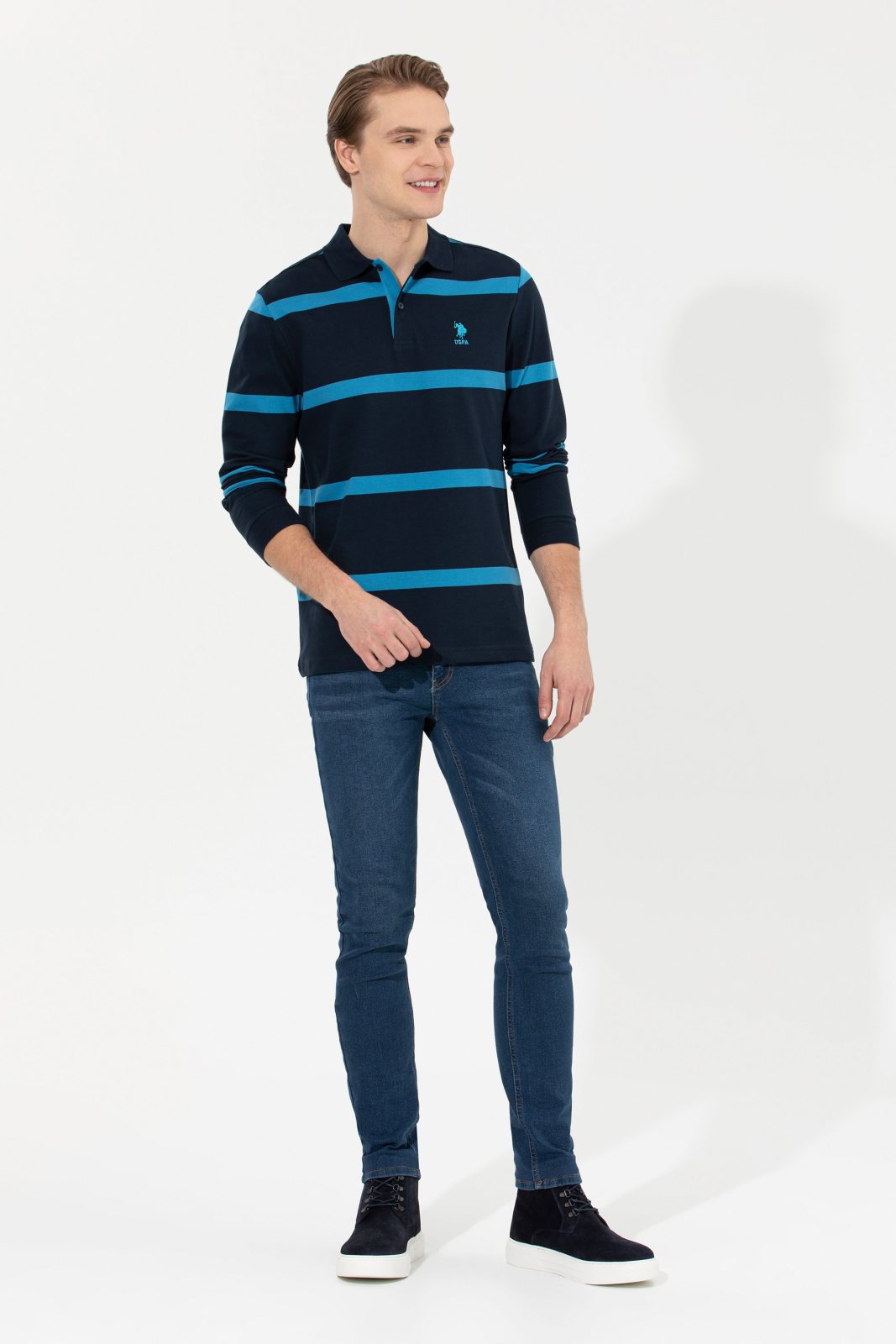 U.S. Polo Assn. Erkek Polo Yaka Tişört L
