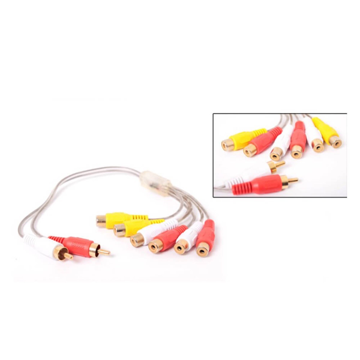 S-link SL-RC26 60cm RCA/Mx2 TO RCA/Fx6 Kablo