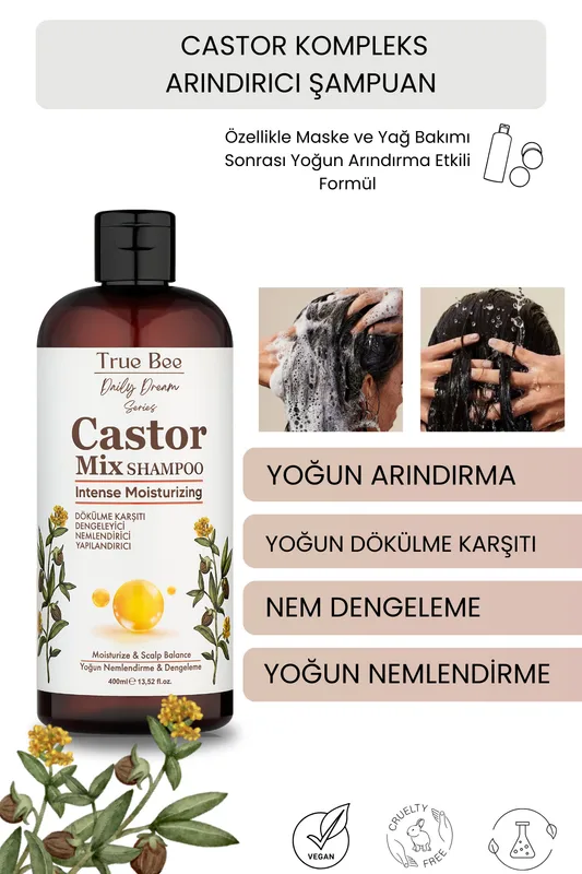 True Bee Castor Şampuan