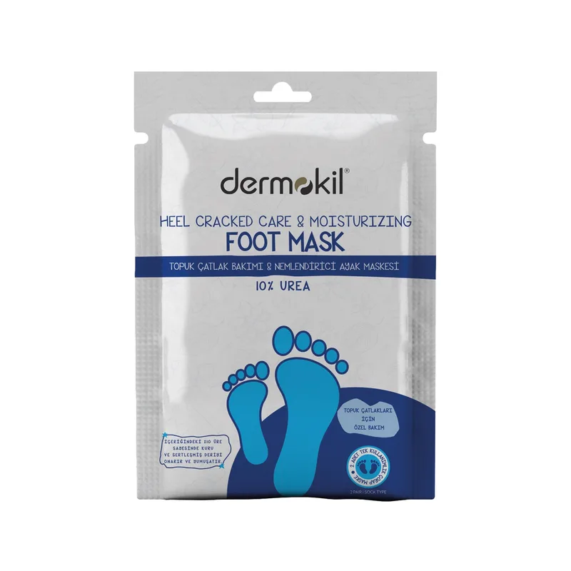 Dermokil TK Heel Cracked & Moisturizing Foot Mask with Urea