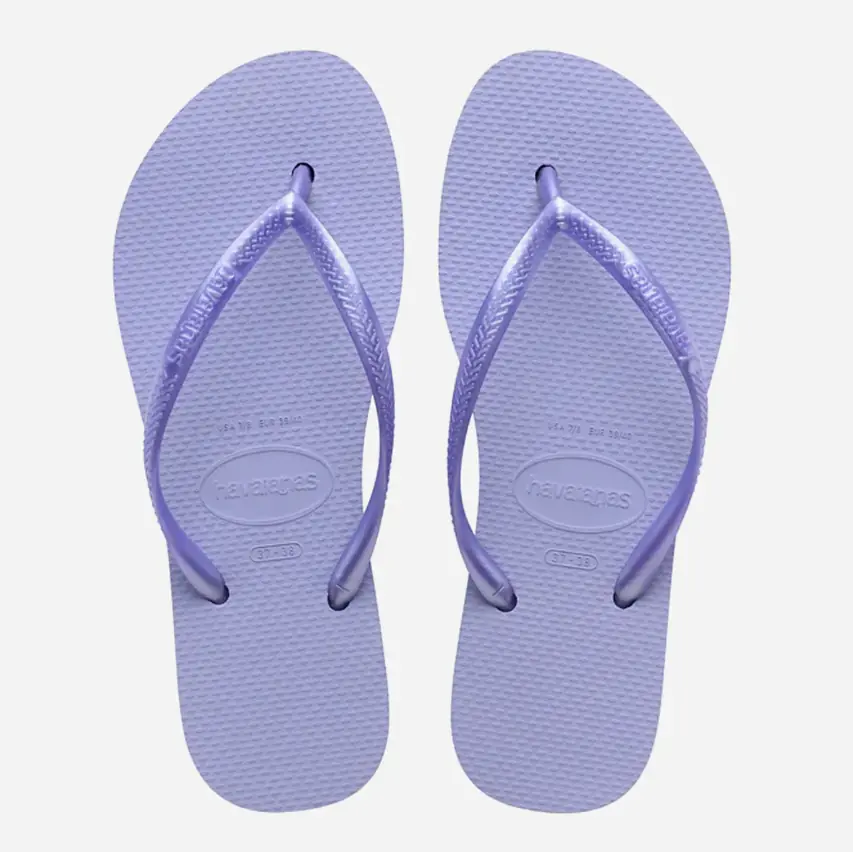 Slim Flatform Flip Flops Lilac Breeze