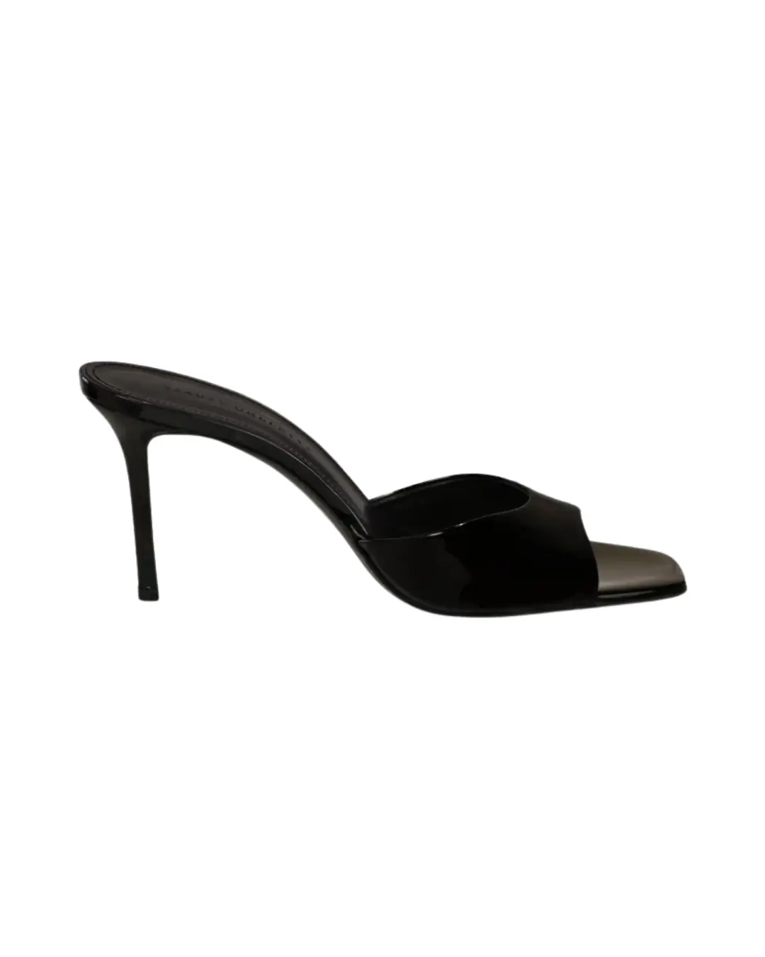 Patent Leather Slipper Short Heels