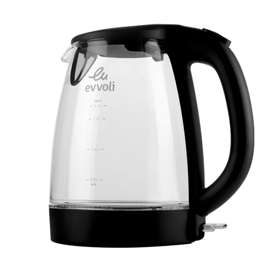 Evvoli EVKA-KE17MB Glass Kettle 1.7 L