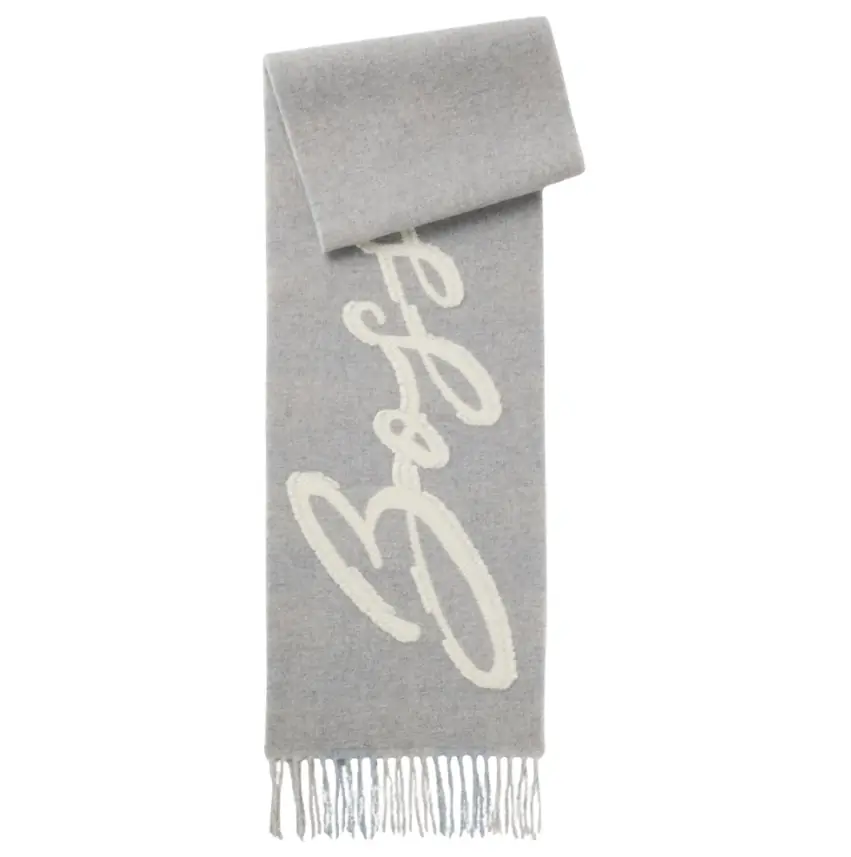 Boss Black Cecy Blue Gray Scarf 10275601 01