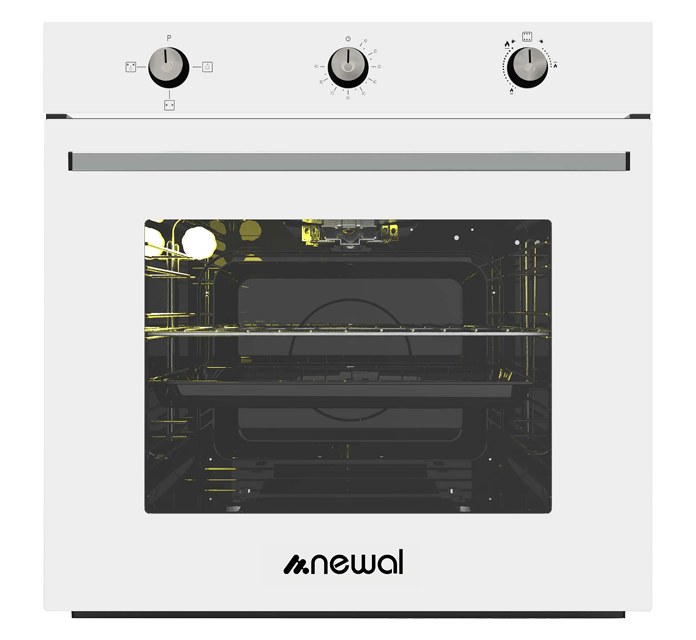 Newal BOV896/1 White Gas Built-in Oven