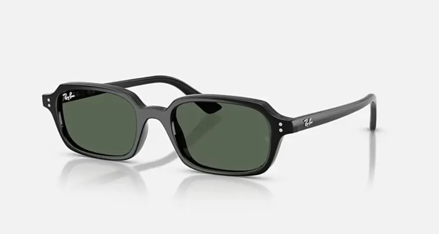 Zurı Bıo-Based Sunglasses in Black and Dark Green