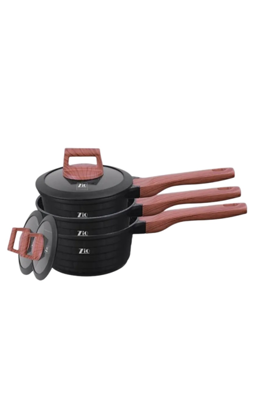 Newal ZMP8537/S18 Granite-Coated Milk Pan Set