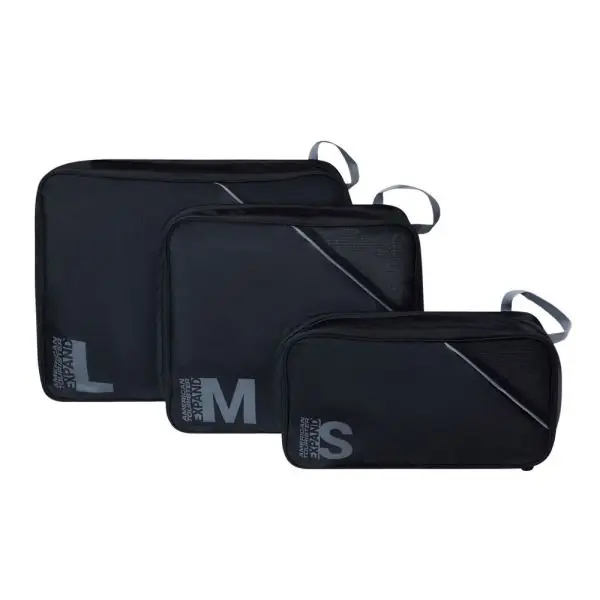 Packing Cubes of 3 Bags S/M/L