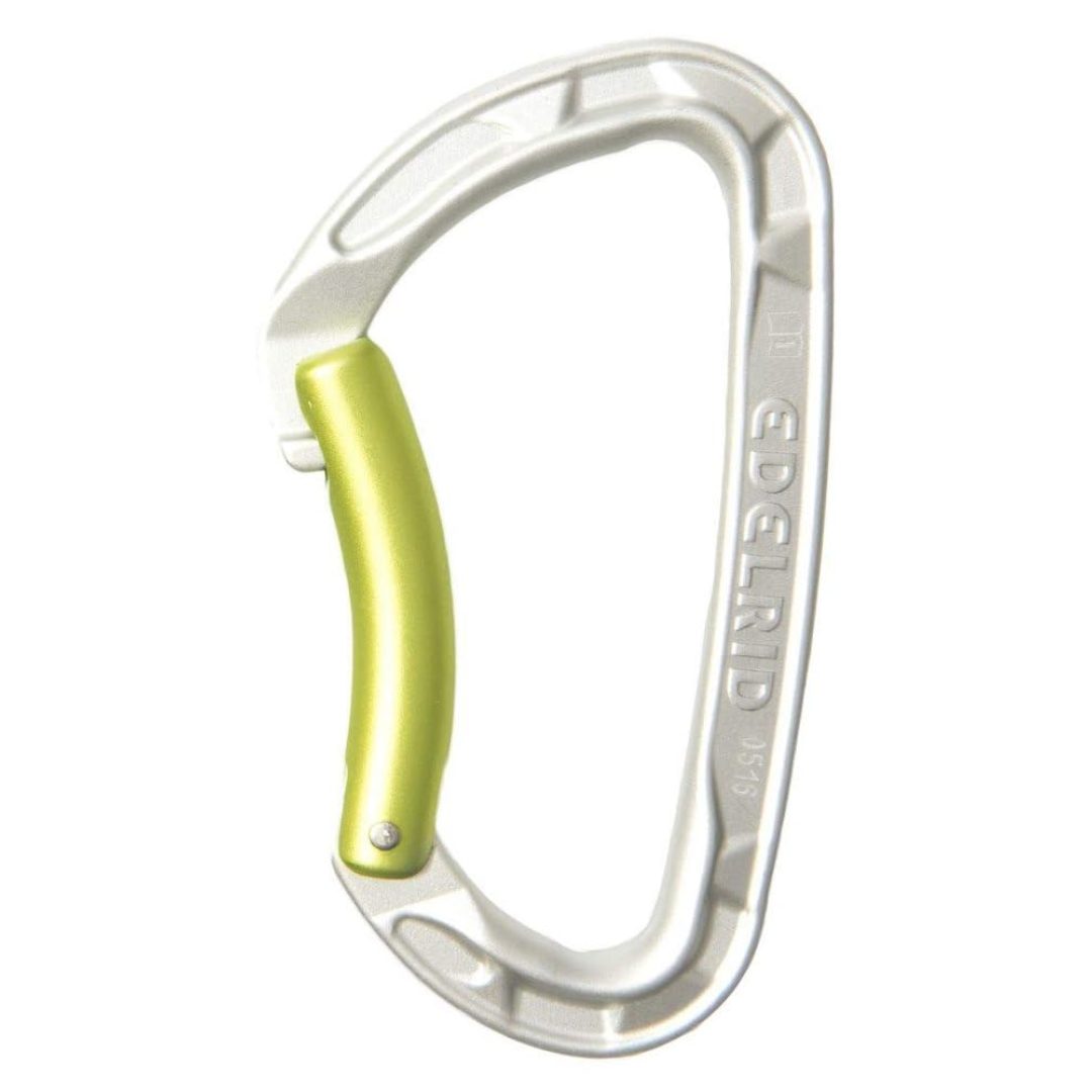 Edelrid Pure Bent Karabina, Silver | Cyprus Outdoor Shop