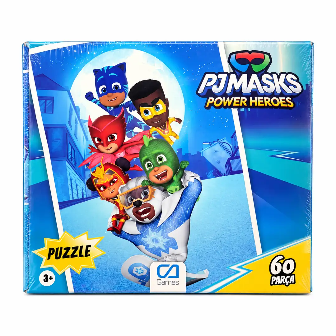 CA Games PJ Masks Power Heroes 60 Parça Çocuk Puzzle Yapboz