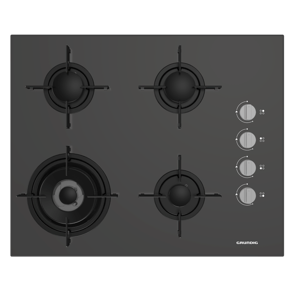 GIGL 622410 GR Grundig Ankastre 65cm Zara Grey Cam Ocak