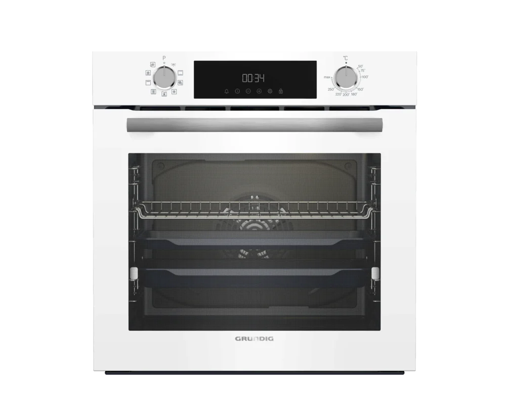 GEBM 12302W Grundig Ankastre Beyaz Cam Fırın