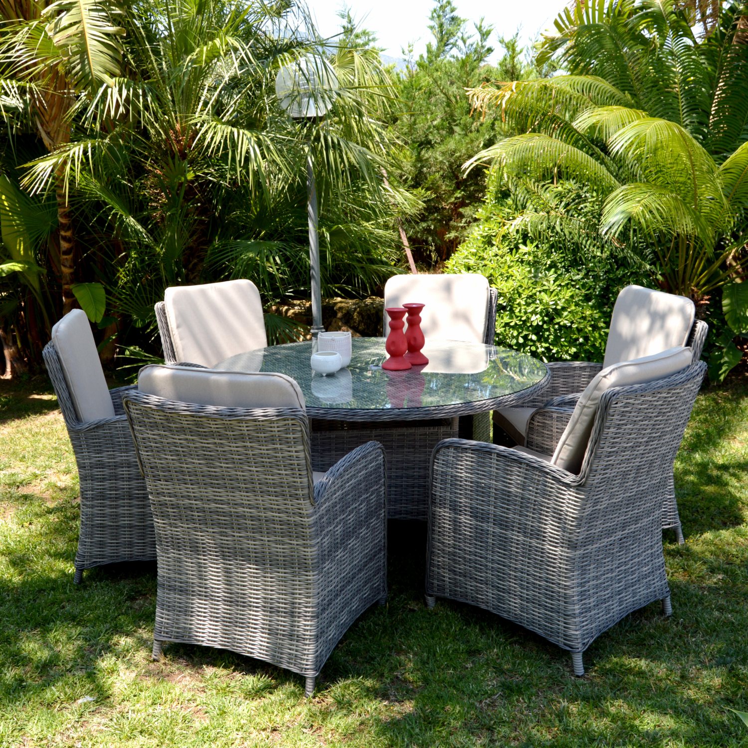Monte Carlo Dining 6'lı Gri Set